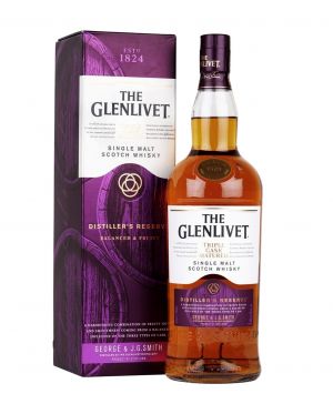 Glenlivet Triple Cask Matured Distiller's Reserve, Traditional Cask, American White Oak Cask & Sherry Cask, 40% whisky bottle