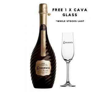 Ars Collecta Josep Raventos Gran Reserva Cava + 1 x Cava Glass