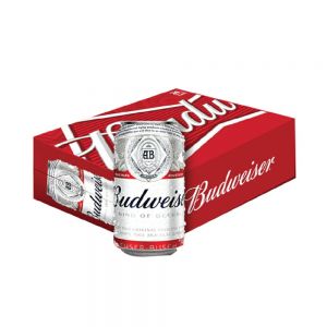 Budweiser Can (24 x 330ml) Best Before: Dec 2025