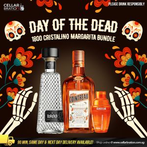 1800 Cristalino Day of the Dead Cointreau Bundle