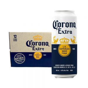 Corona Extra Cans (12 x 500ml) [Best Before: 8 May 2026]