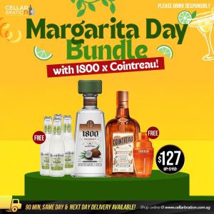 Cointreau x 1800 Coconut Bundle (FREE: 4x Fever-Tree Mexican Lime Soda Water)