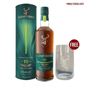 Glenfiddich & Aston Martin Formula One™ Team 16 Year Old Limited Edition (FREE: 1x Whisky Glass)
