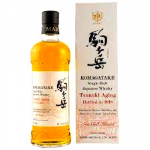 Mars Single Malt Komagatake Tsunuki Aging, 2015, 58% whisky bottle