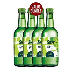 Oneshot Green Grape Soju (4 x 360ml)