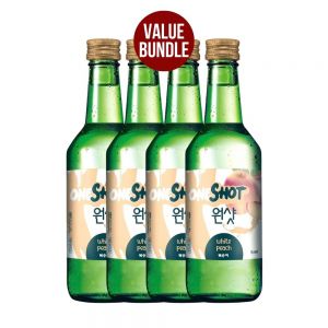 Oneshot White Peach Soju (4 x 360ml)