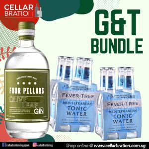 Four Pillars Olive Leaf Gin + x8 Fever Tree Medi Tonic