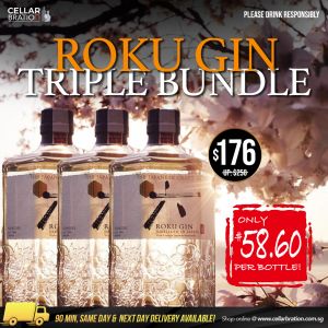 Roku Gin Triple Bundle