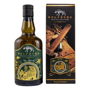 Wolfburn Limited Edition Chinese New Year 2022, Bourbon & Quarter Cask, 2022, 46% whisky bottle