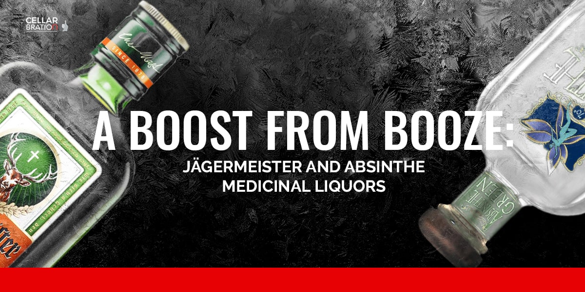 Absinthe black & Jagermeister Herbal Liqueur