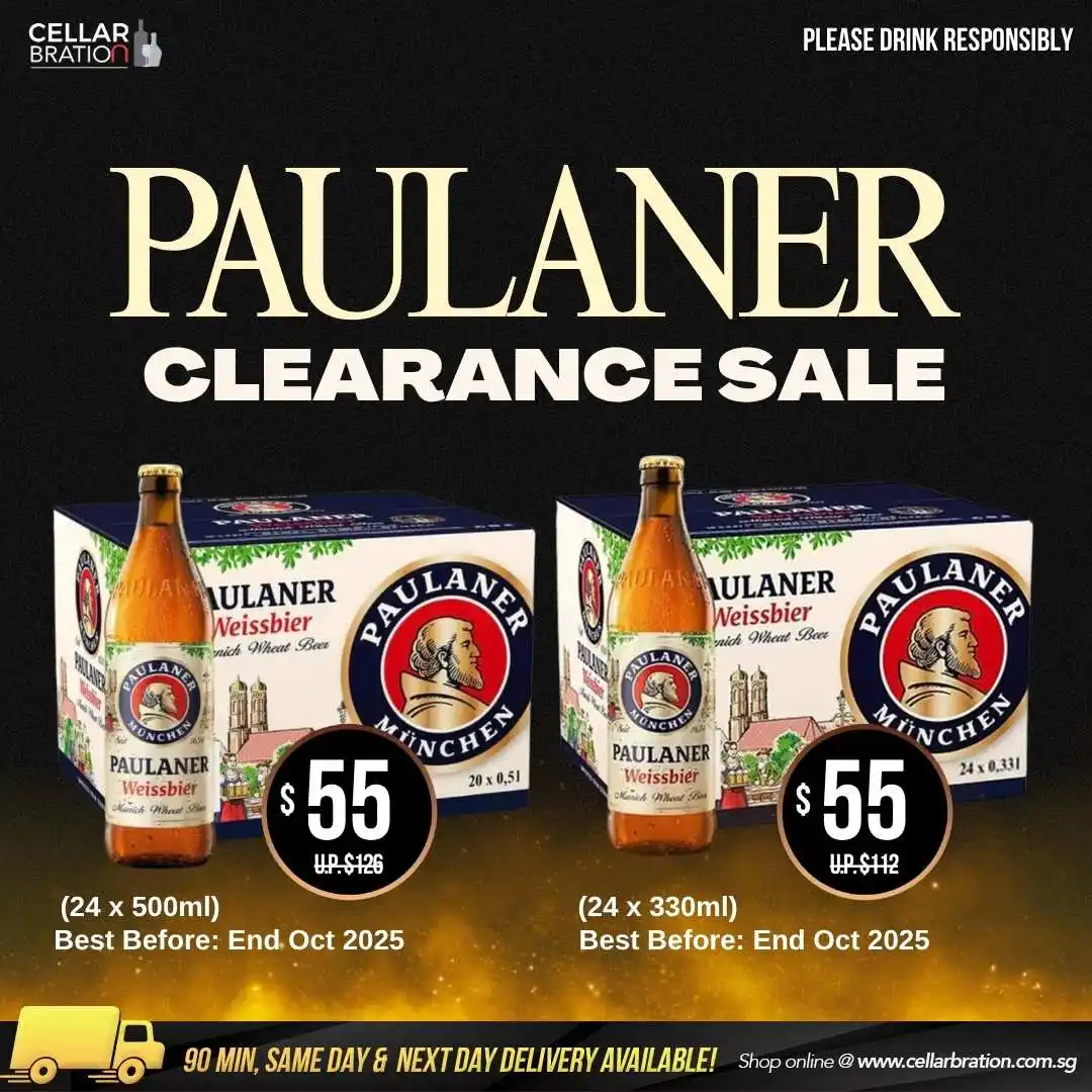 Paulaner Clearance Sale (Oct 25)