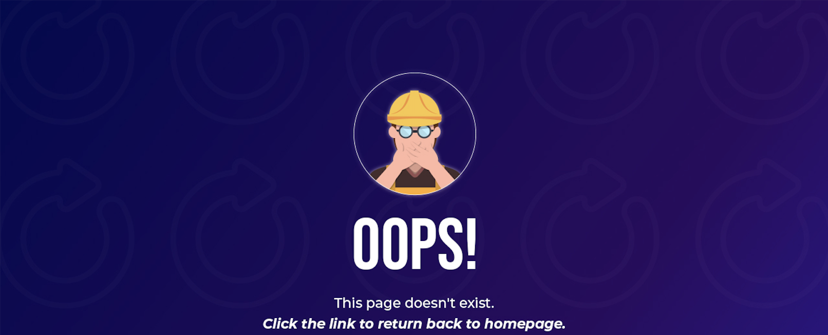404 message